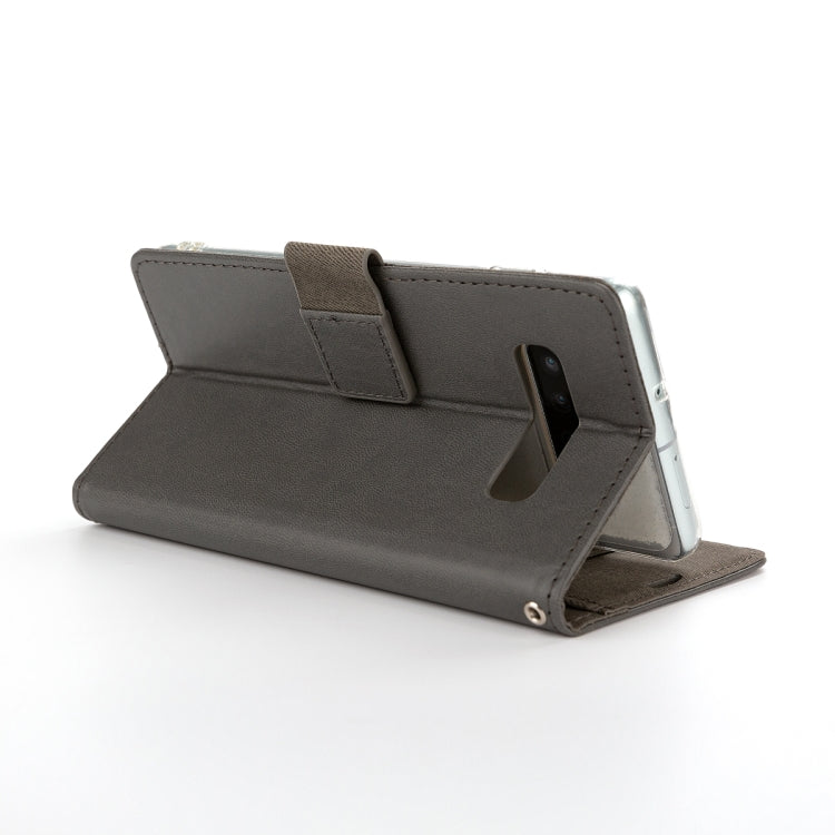 For Galaxy S10+ ROAR Shockproof PU + TPU Horizontal Flip Leather Case with Holder & Card Slots