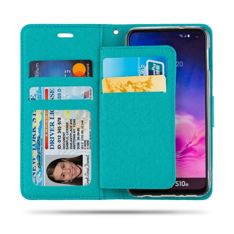 For Galaxy S10e ROAR Shockproof PU + TPU Horizontal Flip Leather Case with Holder & Card Slots