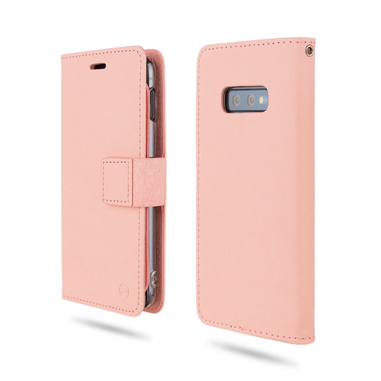 For Galaxy S10e ROAR Shockproof PU + TPU Horizontal Flip Leather Case with Holder & Card Slots