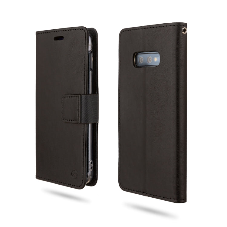 For Galaxy S10e ROAR Shockproof PU + TPU Horizontal Flip Leather Case with Holder & Card Slots