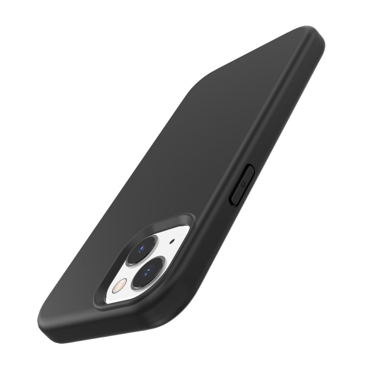 For iPhone 13 mini Rubber Oil Surface Phone Case