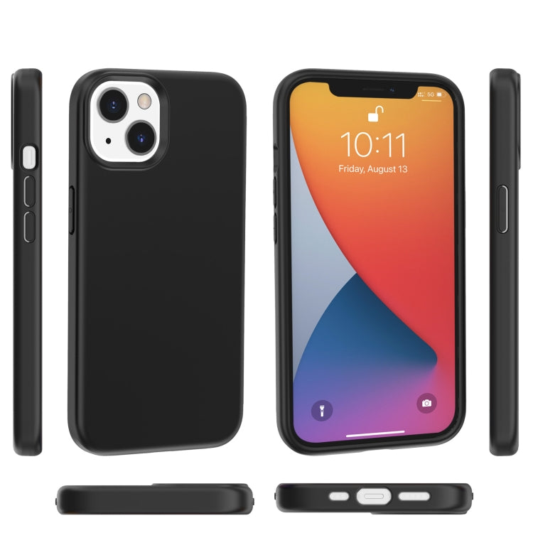 For iPhone 13 mini Rubber Oil Surface Phone Case