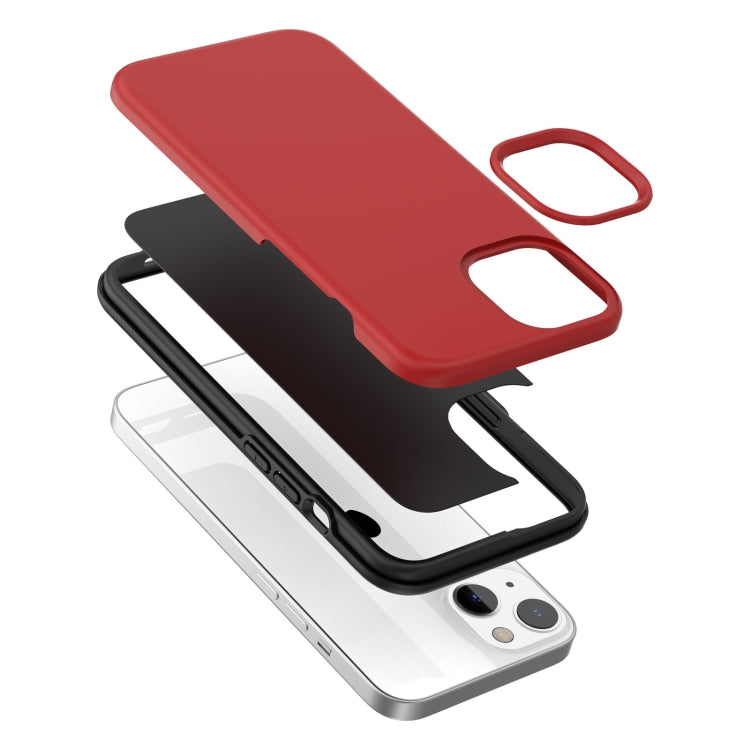 For iPhone 13 Rubber Oil Surface Phone Case