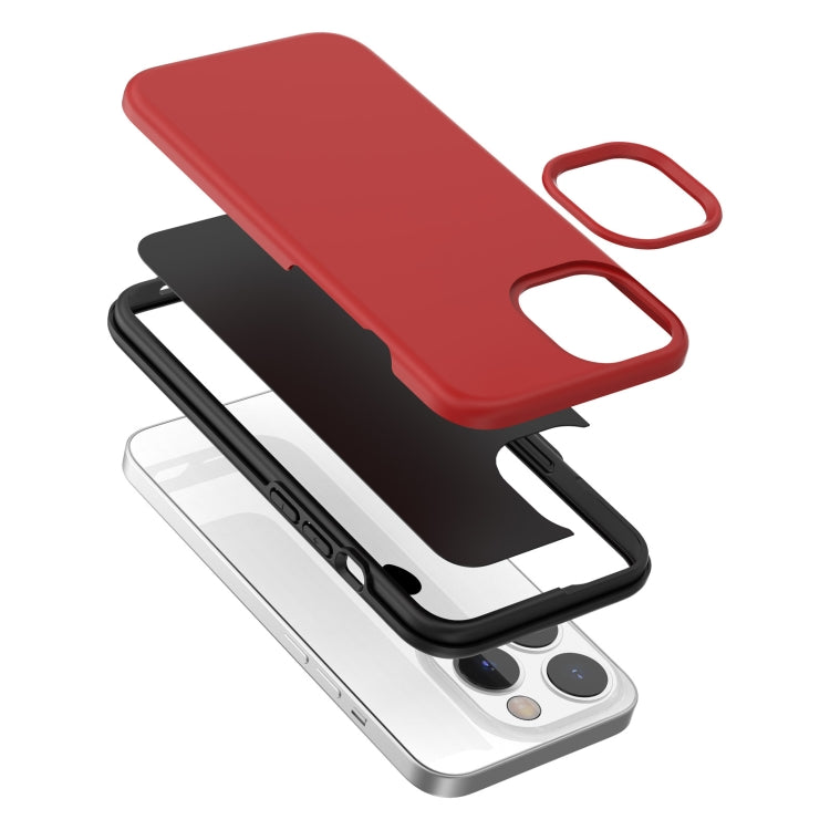 For iPhone 13 Pro Max Rubber Oil Surface Phone Case