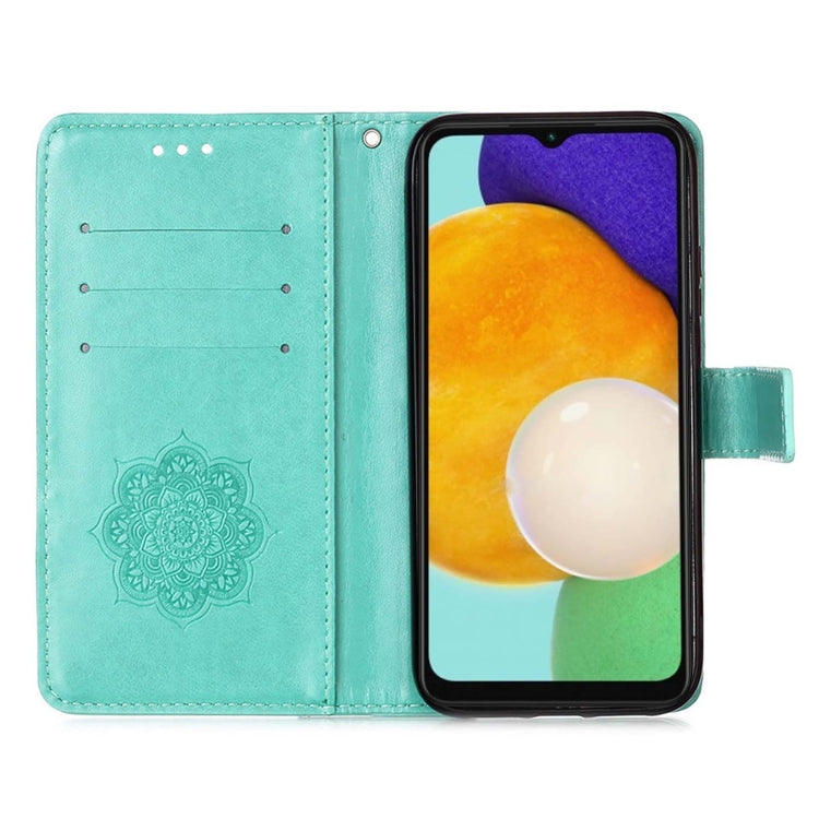 For Samsung Galaxy A13 Dream Catcher Printing Horizontal Flip Leather Phone Case