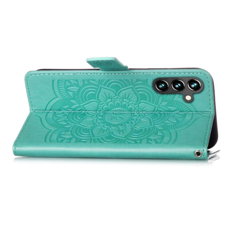 For Samsung Galaxy A13 Dream Catcher Printing Horizontal Flip Leather Phone Case