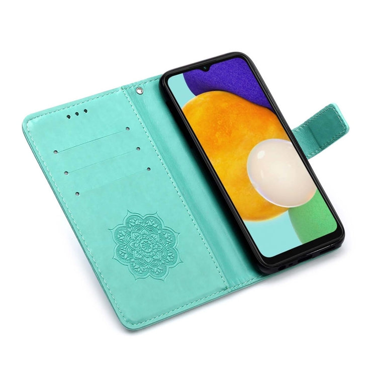 For Samsung Galaxy A13 Dream Catcher Printing Horizontal Flip Leather Phone Case