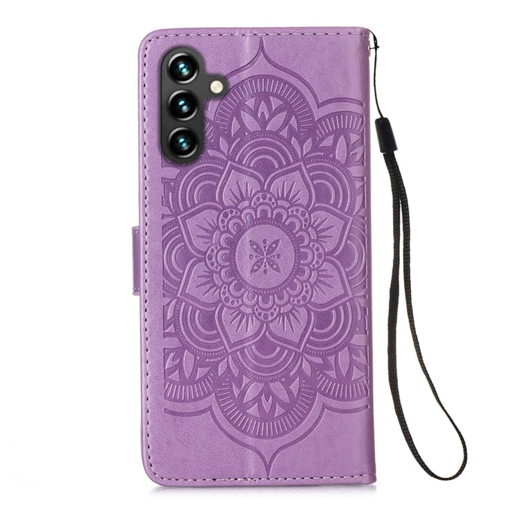 For Samsung Galaxy A13 Dream Catcher Printing Horizontal Flip Leather Phone Case