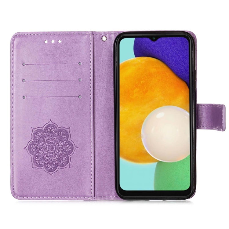 For Samsung Galaxy A13 Dream Catcher Printing Horizontal Flip Leather Phone Case