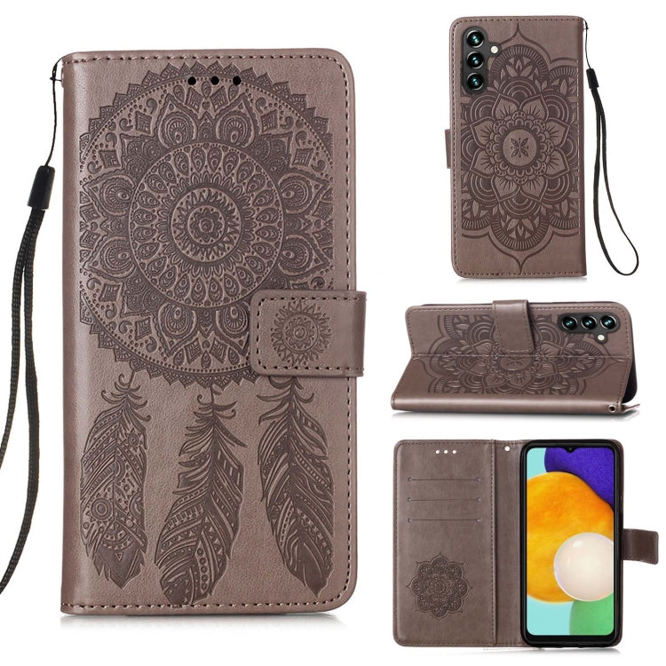 For Samsung Galaxy A13 Dream Catcher Printing Horizontal Flip Leather Phone Case