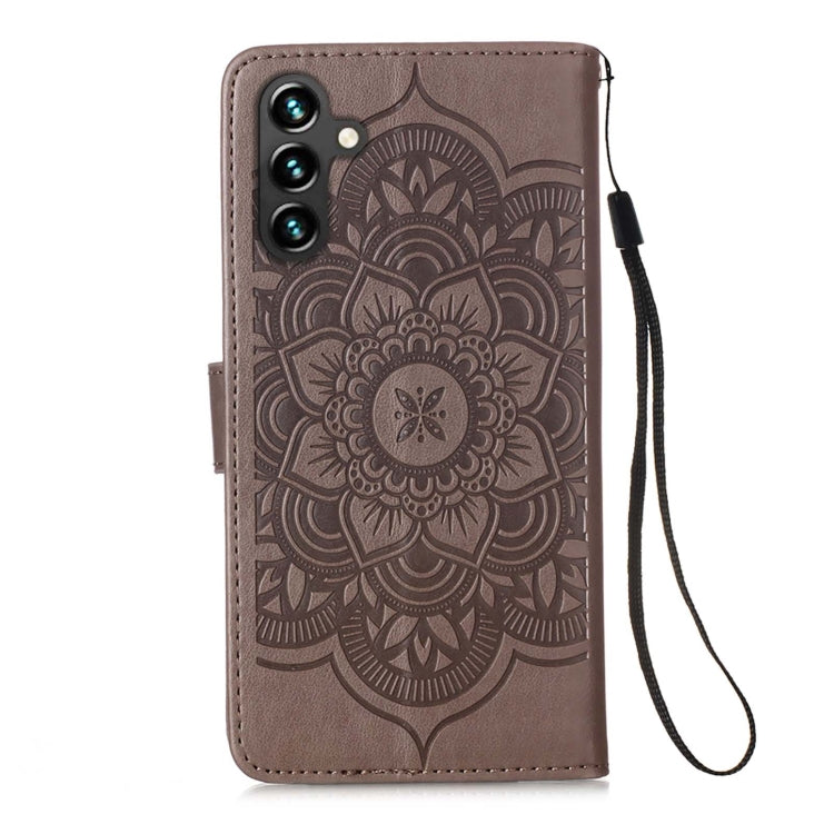 For Samsung Galaxy A13 Dream Catcher Printing Horizontal Flip Leather Phone Case