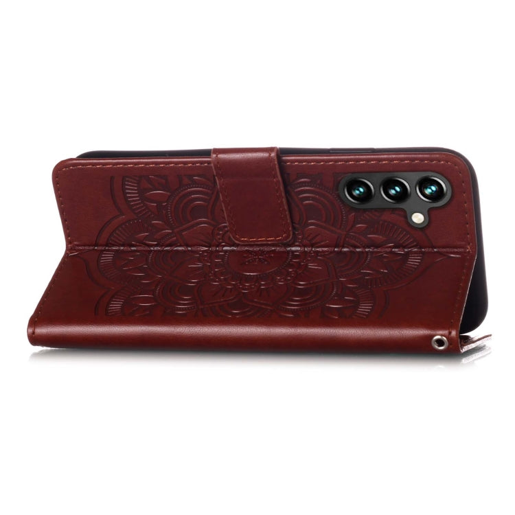 For Samsung Galaxy A13 Dream Catcher Printing Horizontal Flip Leather Phone Case