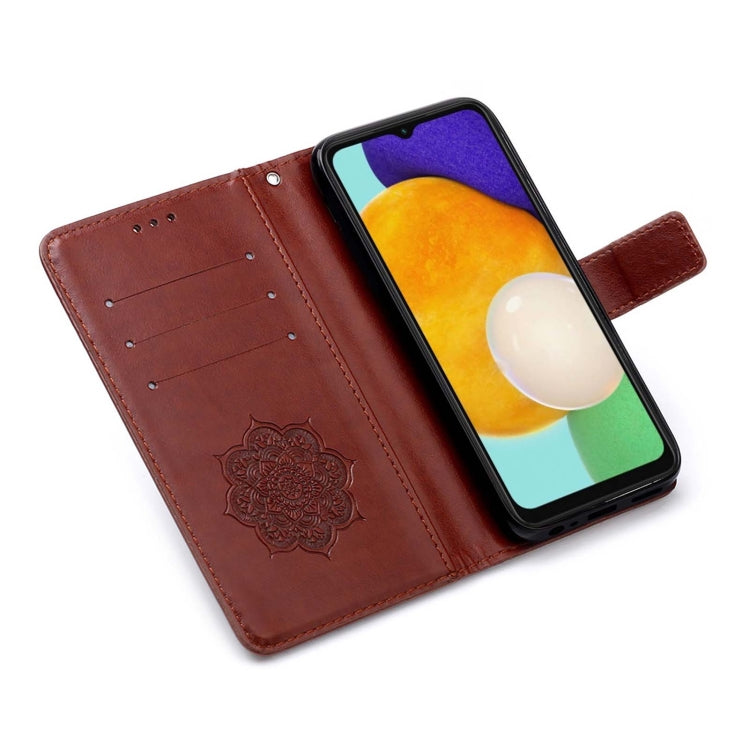 For Samsung Galaxy A13 Dream Catcher Printing Horizontal Flip Leather Phone Case