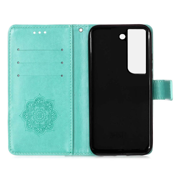 For Samsung Galaxy S22 5G Dream Catcher Printing Horizontal Flip Leather Phone Case