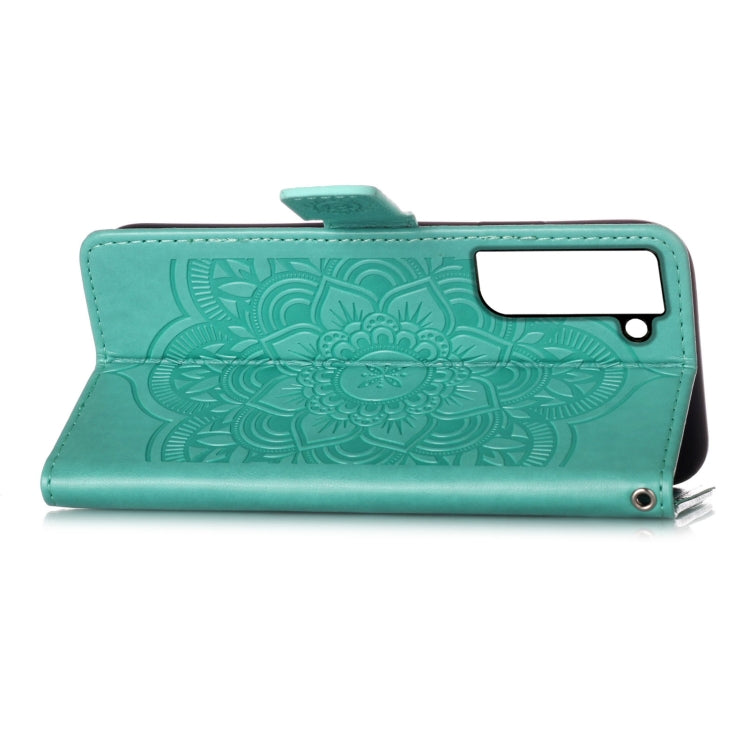 For Samsung Galaxy S22 5G Dream Catcher Printing Horizontal Flip Leather Phone Case