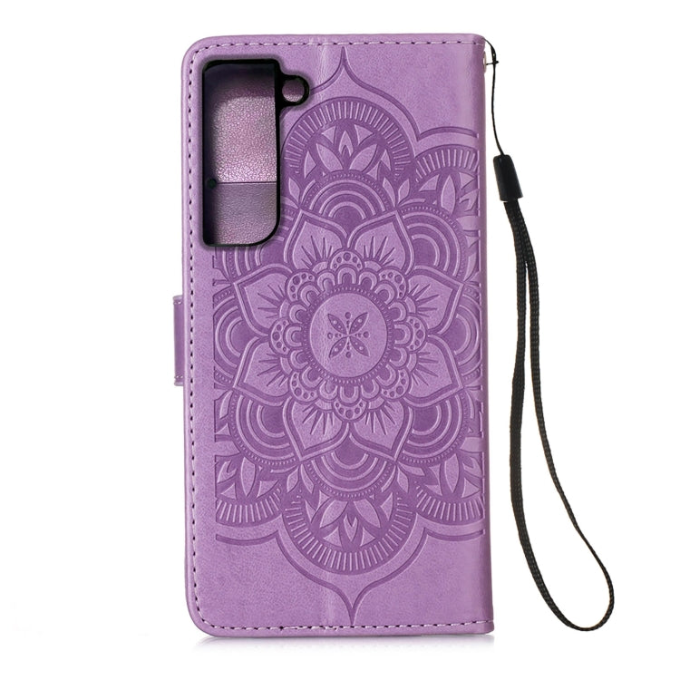 For Samsung Galaxy S22 5G Dream Catcher Printing Horizontal Flip Leather Phone Case