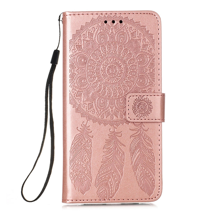 For Samsung Galaxy S22 5G Dream Catcher Printing Horizontal Flip Leather Phone Case