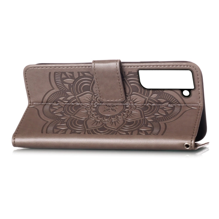 For Samsung Galaxy S22 5G Dream Catcher Printing Horizontal Flip Leather Phone Case