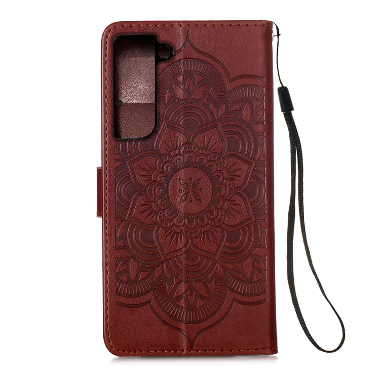 For Samsung Galaxy S22 5G Dream Catcher Printing Horizontal Flip Leather Phone Case