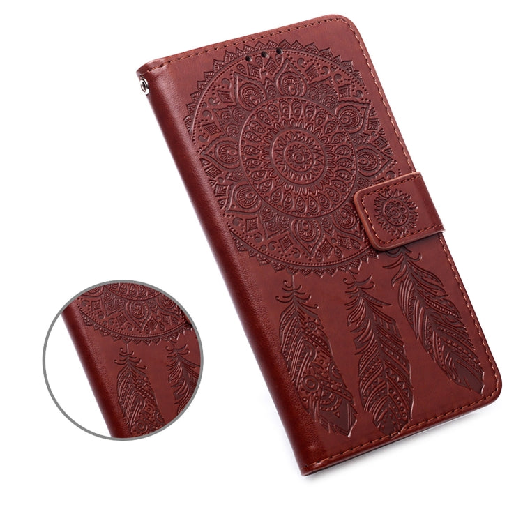For Samsung Galaxy S22 5G Dream Catcher Printing Horizontal Flip Leather Phone Case