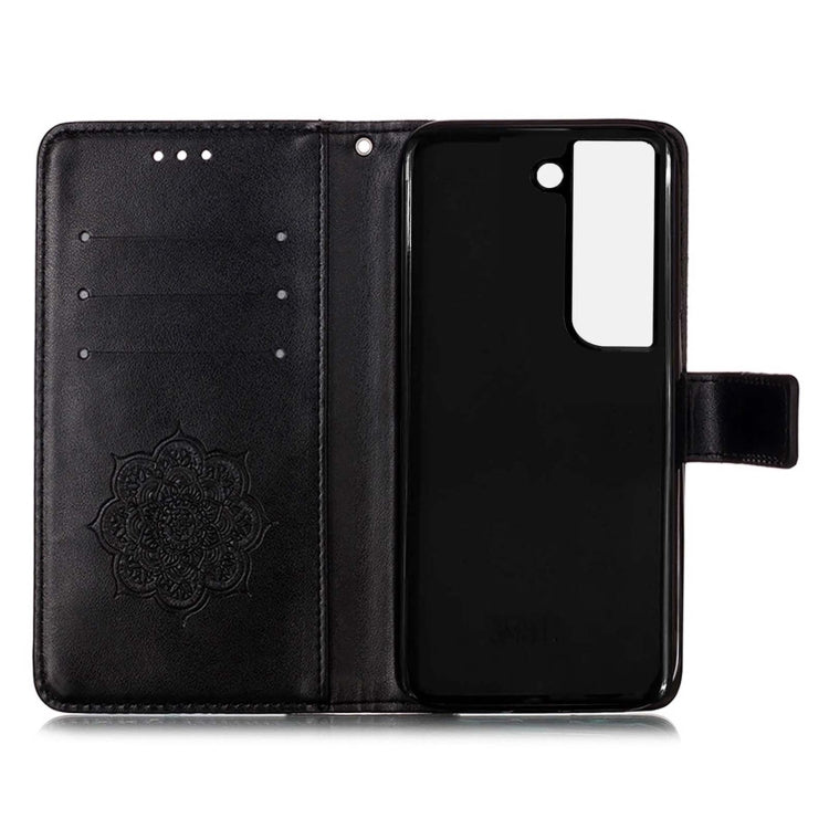 For Samsung Galaxy S22 5G Dream Catcher Printing Horizontal Flip Leather Phone Case