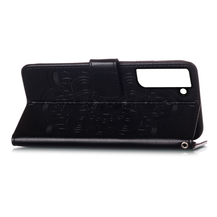 For Samsung Galaxy S22 5G Dream Catcher Printing Horizontal Flip Leather Phone Case