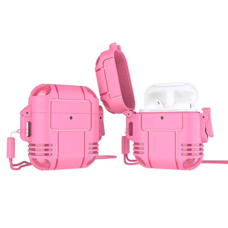 TPU Anti-full Earphone Protective Case with Lanyard For AirPods 1 / 2
