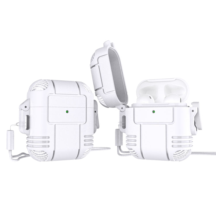 TPU Anti-full Earphone Protective Case with Lanyard For AirPods 1 / 2