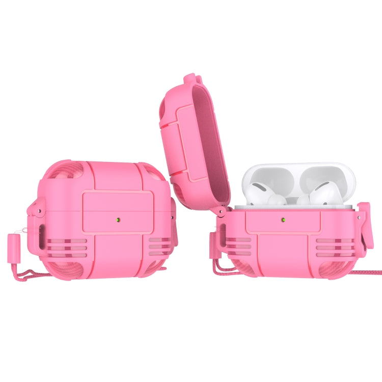 TPU Anti-full Earphone Protective Case with Lanyard For AirPods Pro