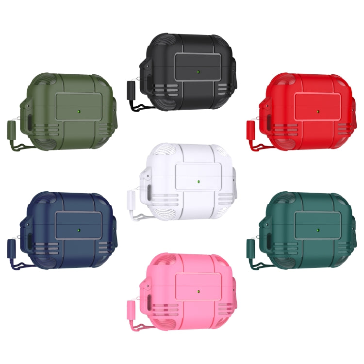 TPU Anti-full Earphone Protective Case with Lanyard For AirPods Pro