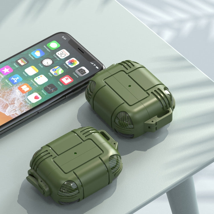 TPU Anti-full Earphone Protective Case with Lanyard For AirPods Pro