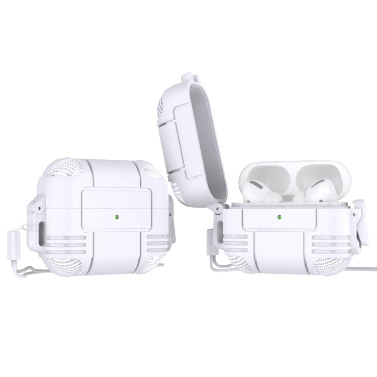 TPU Anti-full Earphone Protective Case with Lanyard For AirPods Pro
