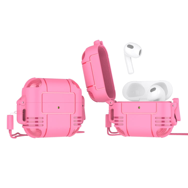 TPU Anti-full Earphone Protective Case with Lanyard For AirPods 3