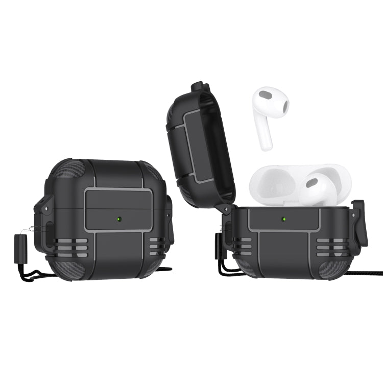 TPU Anti-full Earphone Protective Case with Lanyard For AirPods 3