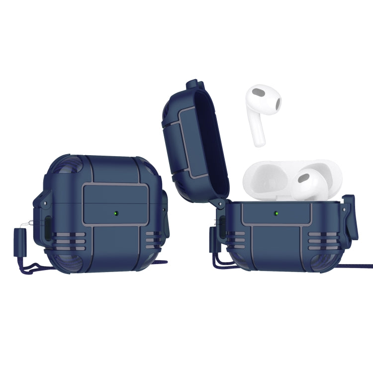 TPU Anti-full Earphone Protective Case with Lanyard For AirPods 3