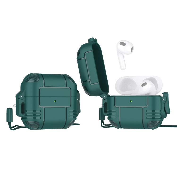 TPU Anti-full Earphone Protective Case with Lanyard For AirPods 3