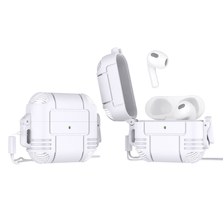 TPU Anti-full Earphone Protective Case with Lanyard For AirPods 3