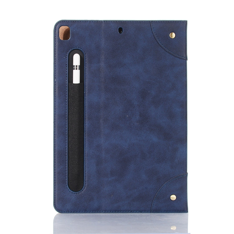 For iPad 10.2 / 10.5 Retro Book Style Horizontal Flip Leather Case with Holder & Card Slots & Wallet