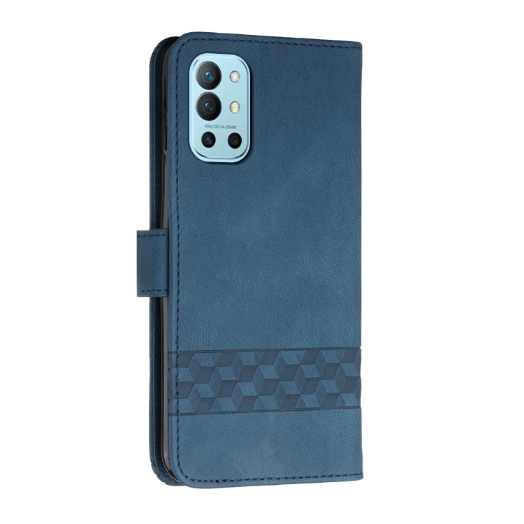 Cubic Skin Feel Flip Leather Phone Case For OnePlus 9R Pro