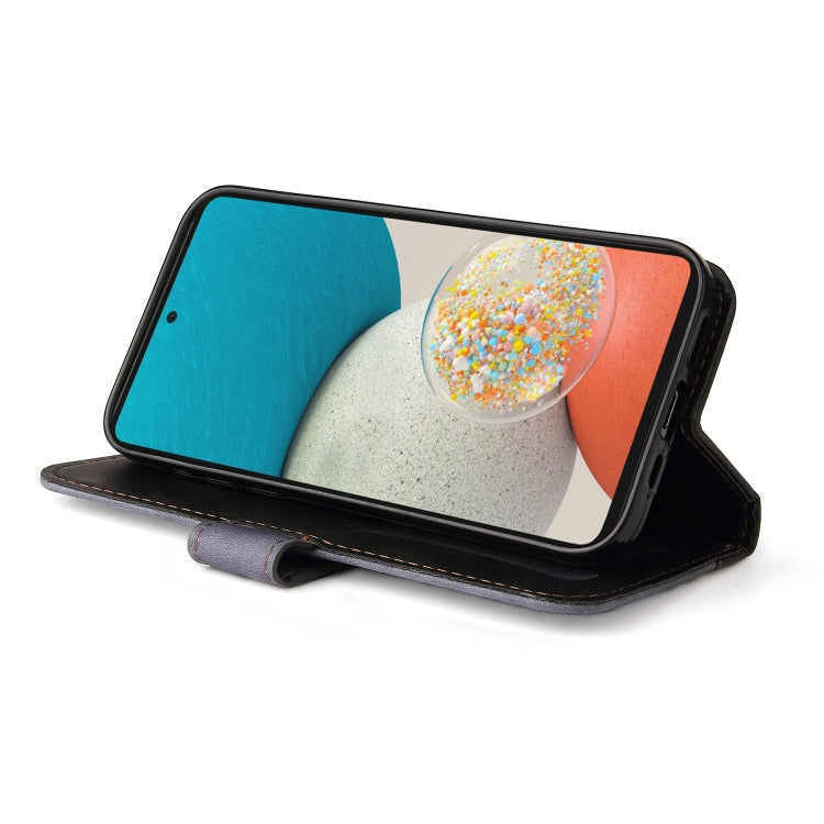 For Samsung Galaxy A53 5G Stitching-Color Flip Leather Phone Case with Holder