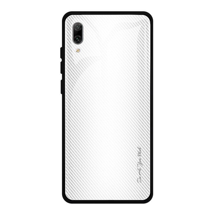 For Huawei Enjoy 9 Plus / Y9 2019 Texture Gradient Glass Protective Case