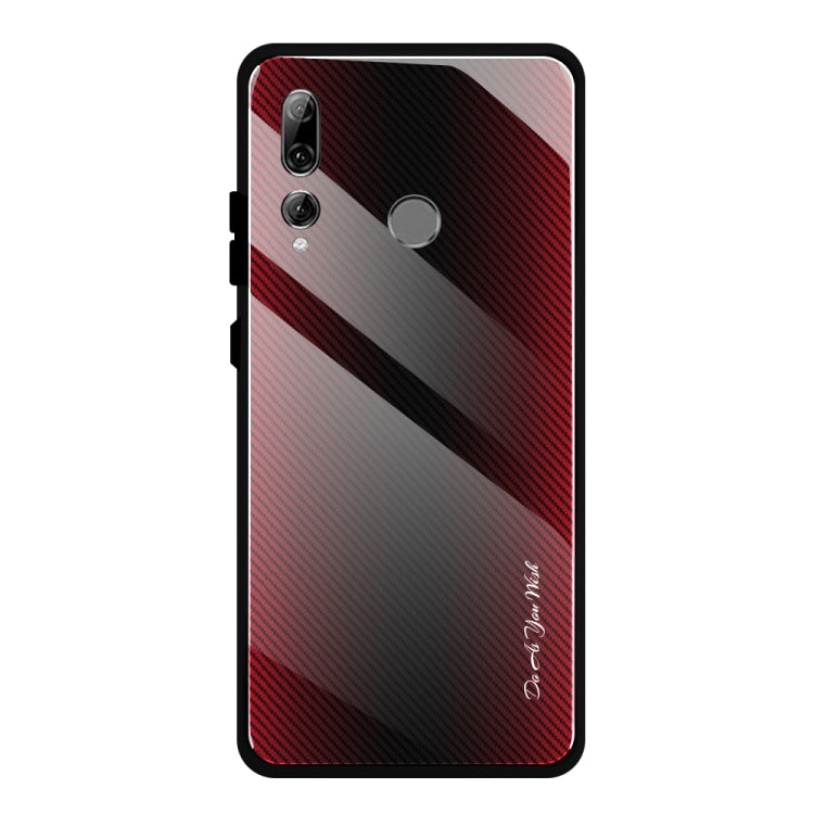 For Huawei Enjoy 9s / Honor 10i / 20i / 20 Lite / P Smart Plus 2019 / Maimang 8 Texture Gradient Glass Protective Case