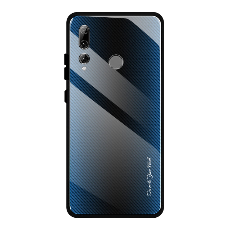 For Huawei Enjoy 9s / Honor 10i / 20i / 20 Lite / P Smart Plus 2019 / Maimang 8 Texture Gradient Glass Protective Case