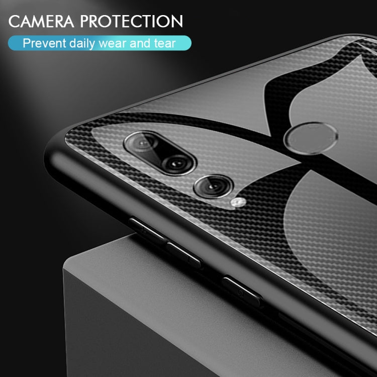 For Huawei Enjoy 9s / Honor 10i / 20i / 20 Lite / P Smart Plus 2019 / Maimang 8 Texture Gradient Glass Protective Case