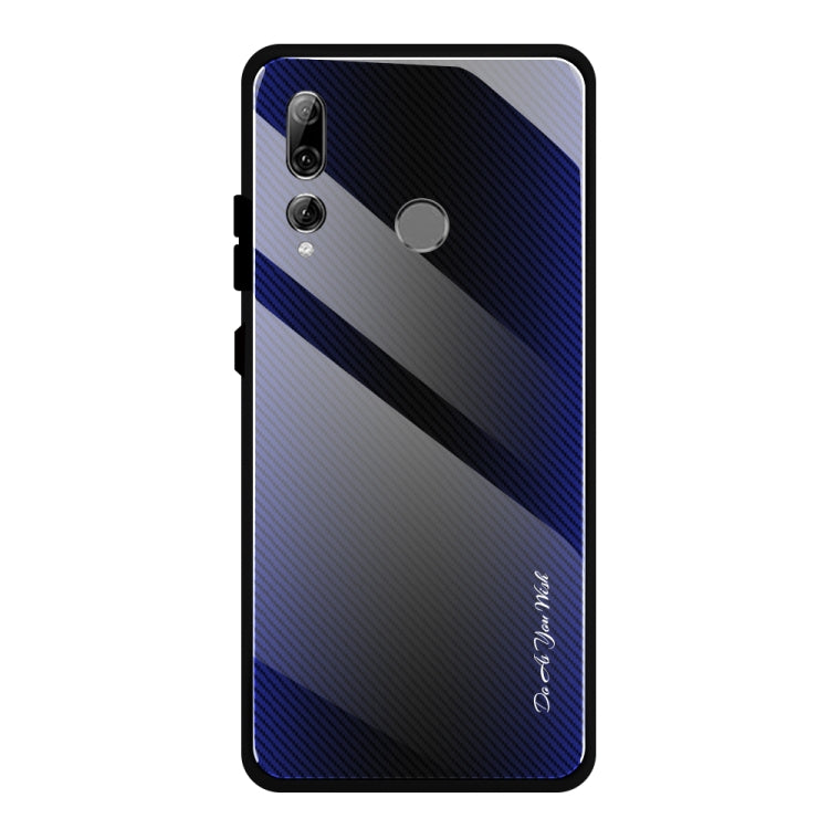For Huawei Enjoy 9s / Honor 10i / 20i / 20 Lite / P Smart Plus 2019 / Maimang 8 Texture Gradient Glass Protective Case