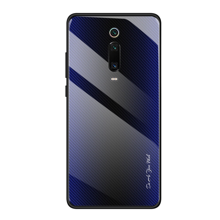 For Xiaomi Redmi K20 / K20 Pro / 9T Texture Gradient Glass Protective Case