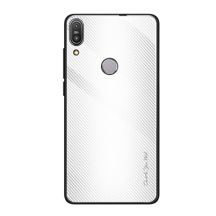 For Asus ZenFone Max Pro M1 ZB601KL Texture Gradient Glass Protective Case