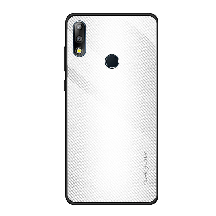 For Asus ZenFone Max Pro M2 ZB631KL Texture Gradient Glass Protective Case
