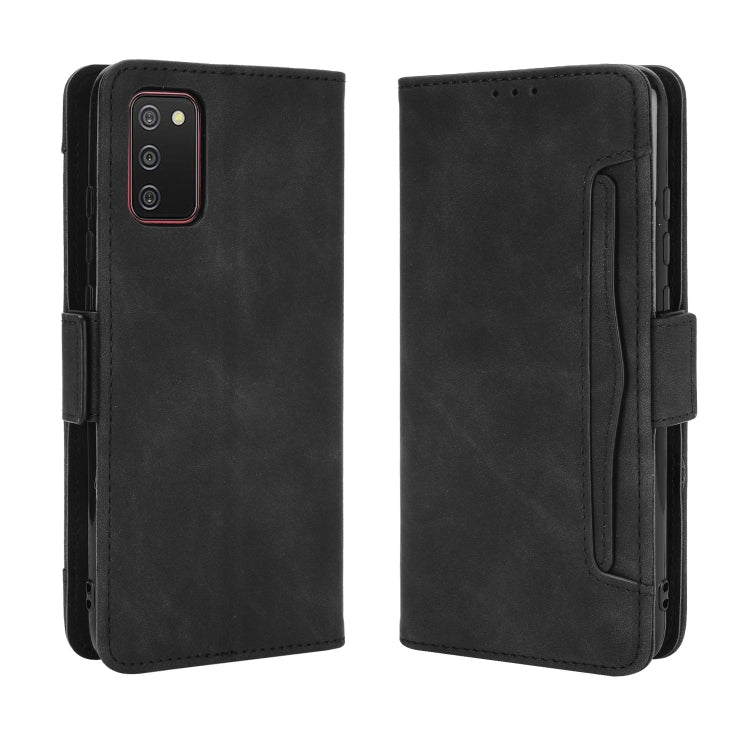 For Samsung Galaxy A03s 164mm Version Skin Feel Calf Pattern Leather Phone Case