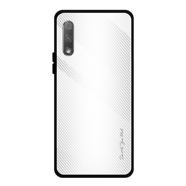 For Huawei Honor 9x Texture Gradient Glass Protective Case